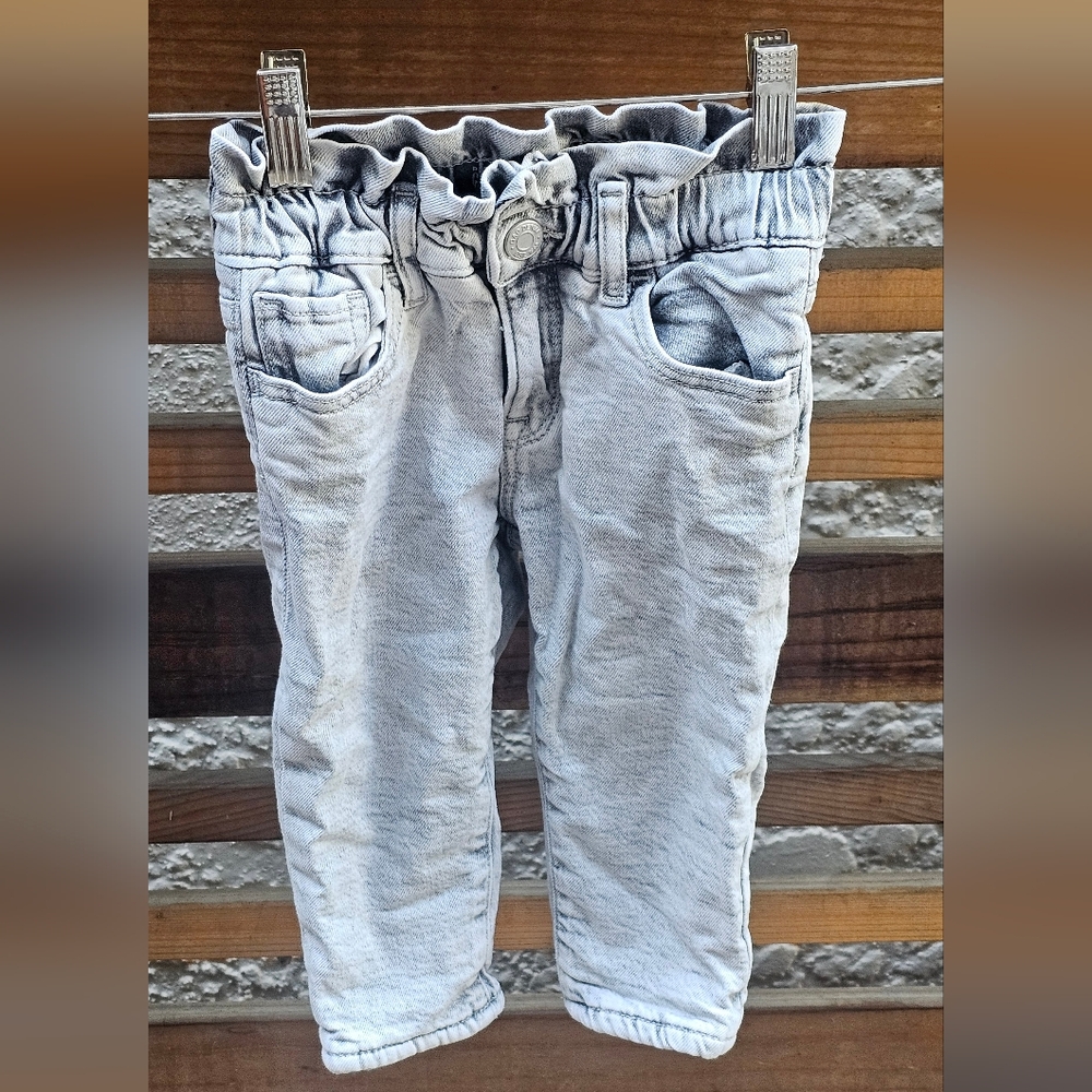 Baby GAP Light Gray Fleece Lined Jeans